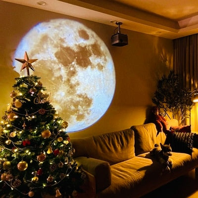 Moon Background Projector