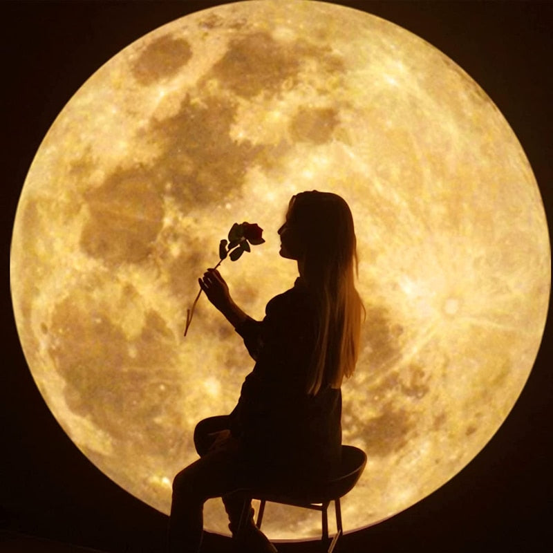 Moon Background Projector